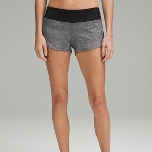 heather lux multi black/black speed up low-rise lined shorts 2.5